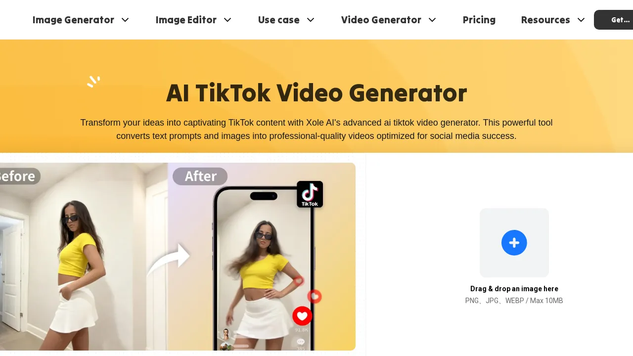 AI TikTok Video Generator
