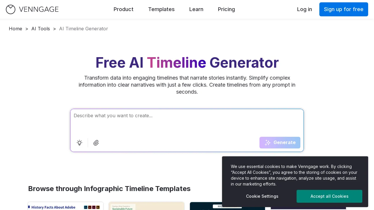 AI Timeline Generator