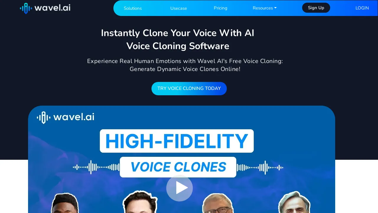 AI Voice Cloning by Wavel screenshot
