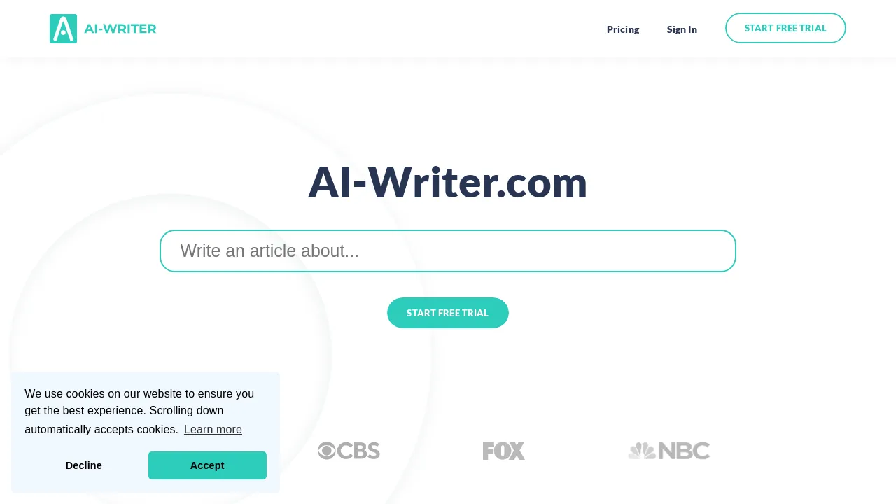 AI Writer - Better Content Less Time screenshot