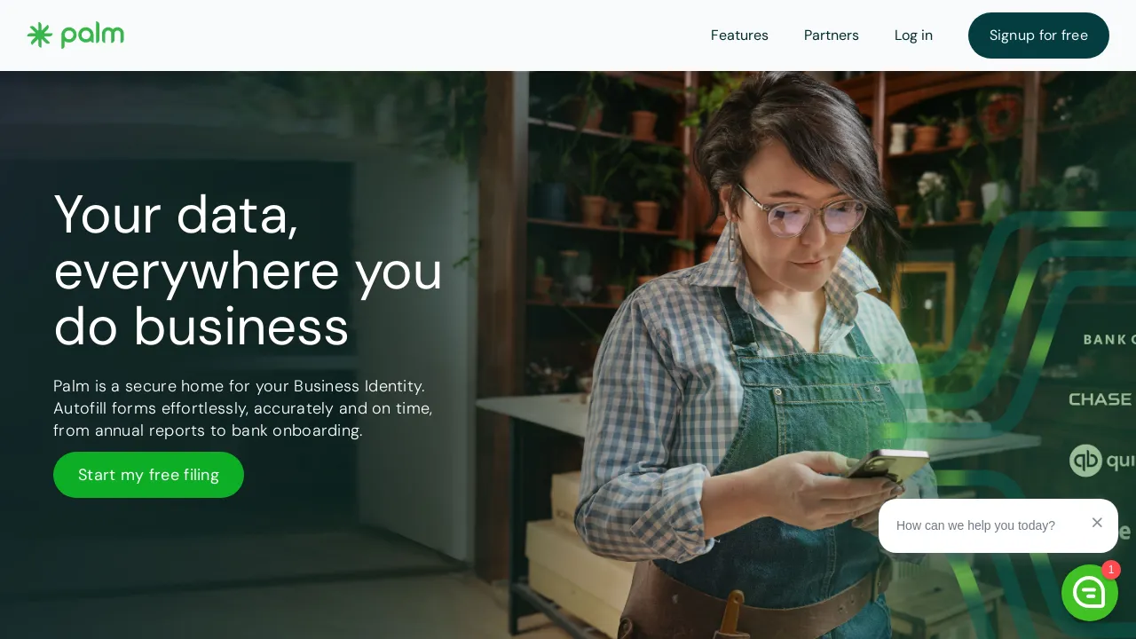 AI small business filing assistant and identity wallet