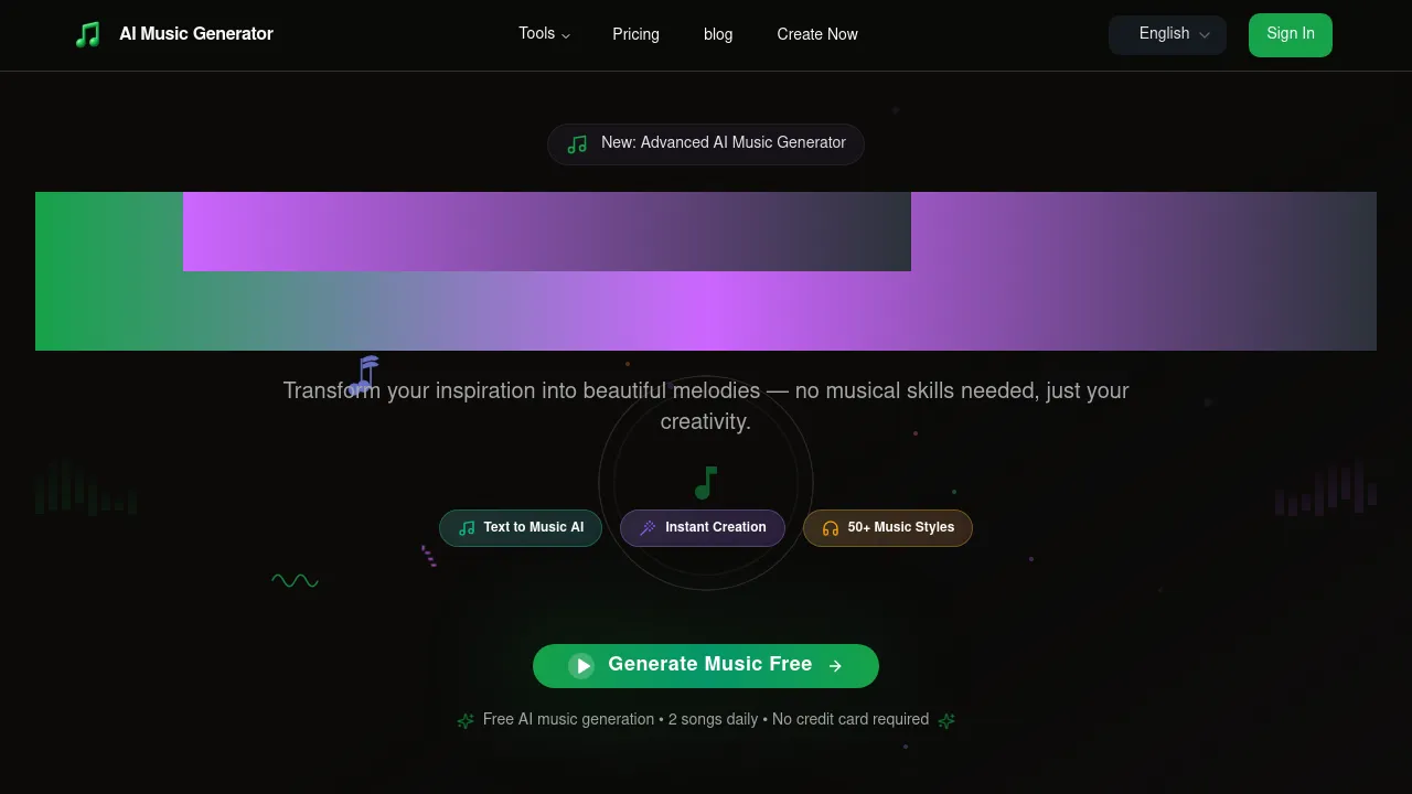 AI- powered Music Generator
