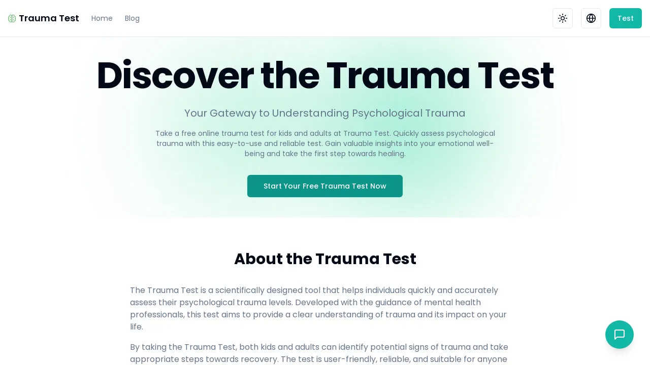 AI-Driven Trauma Indicator Test & Personalized Feedback