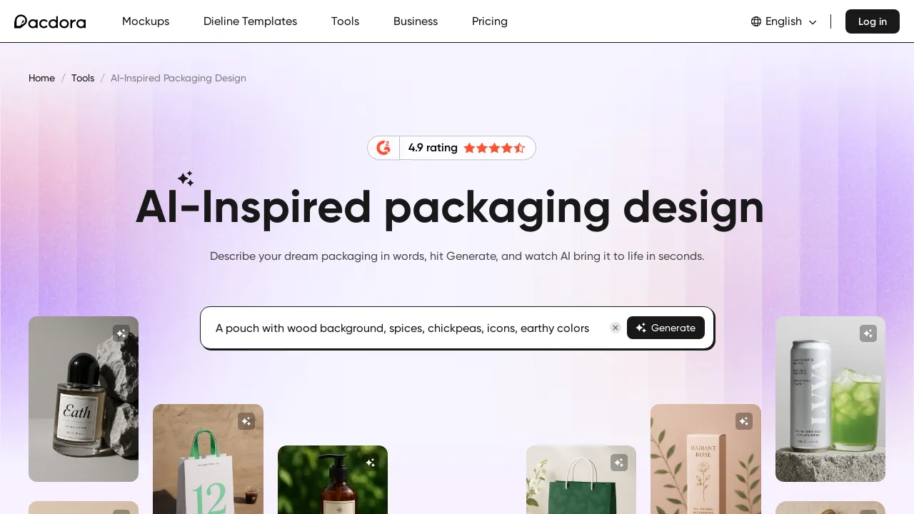 AI-Inspired packaging design