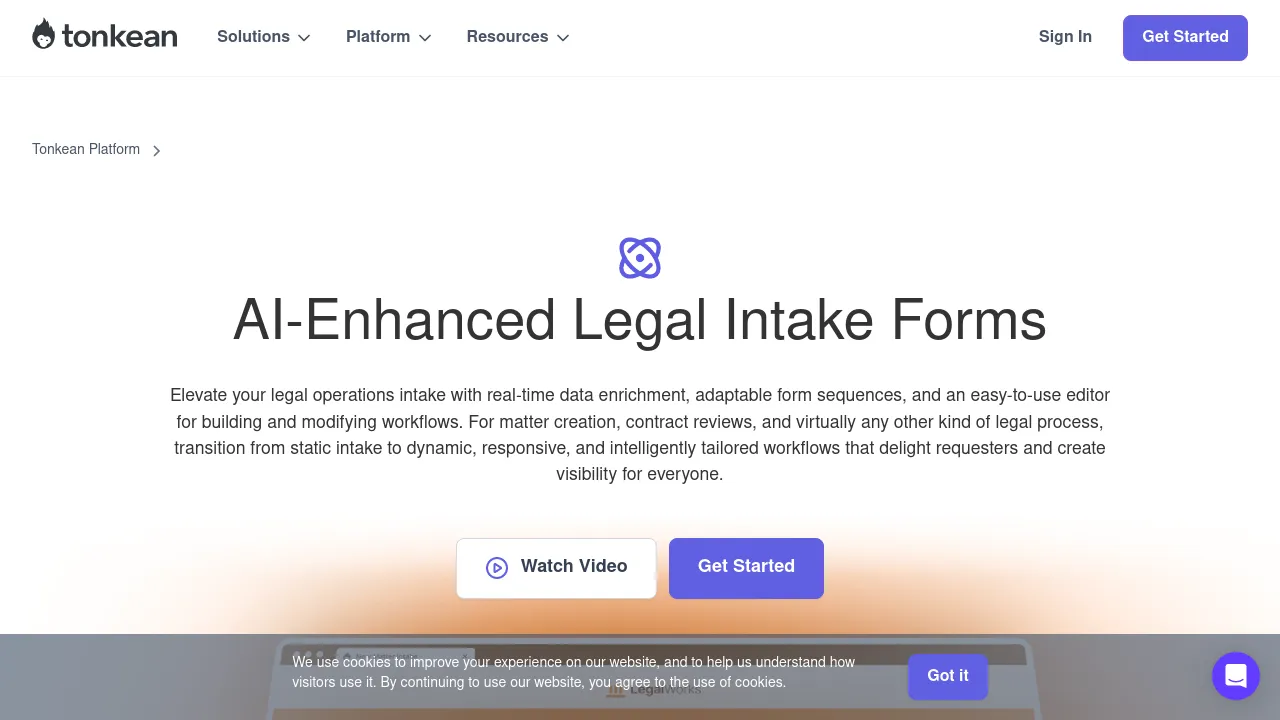 AI-enhanced Forms for Legal Intake