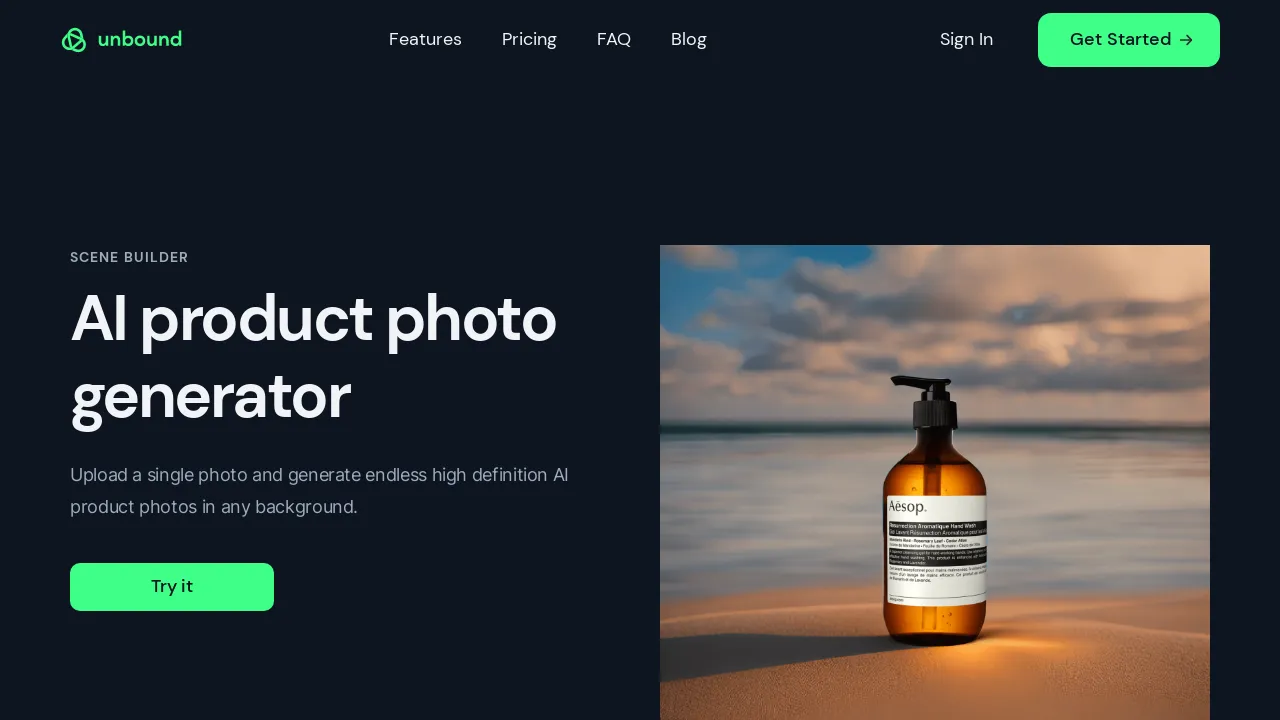 AI-powered Product Photos screenshot