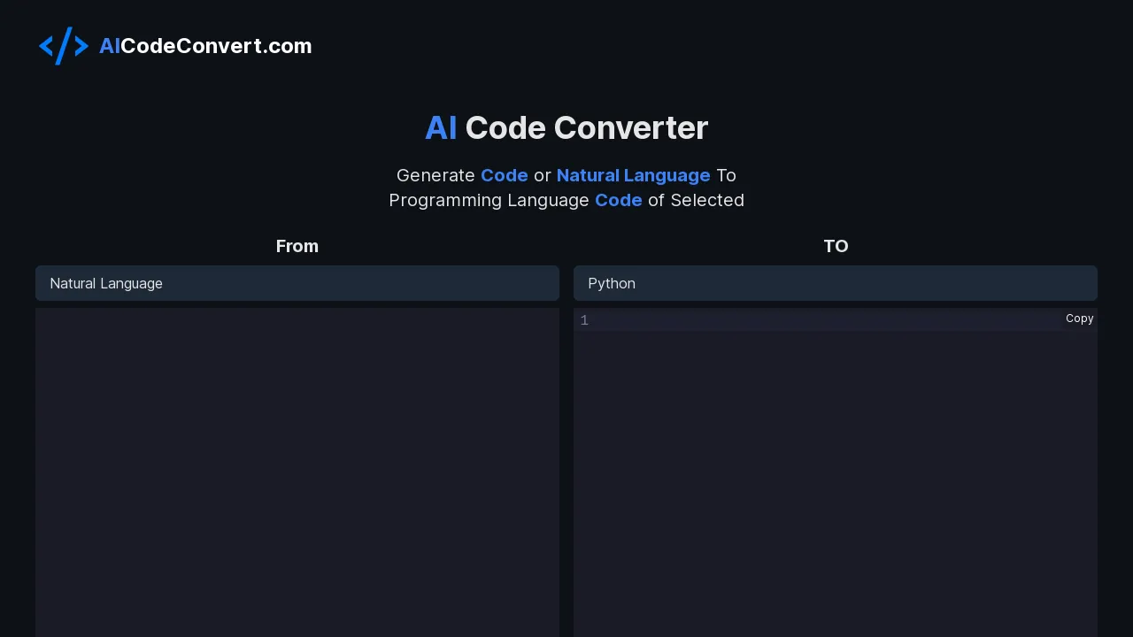 AICodeConvert screenshot