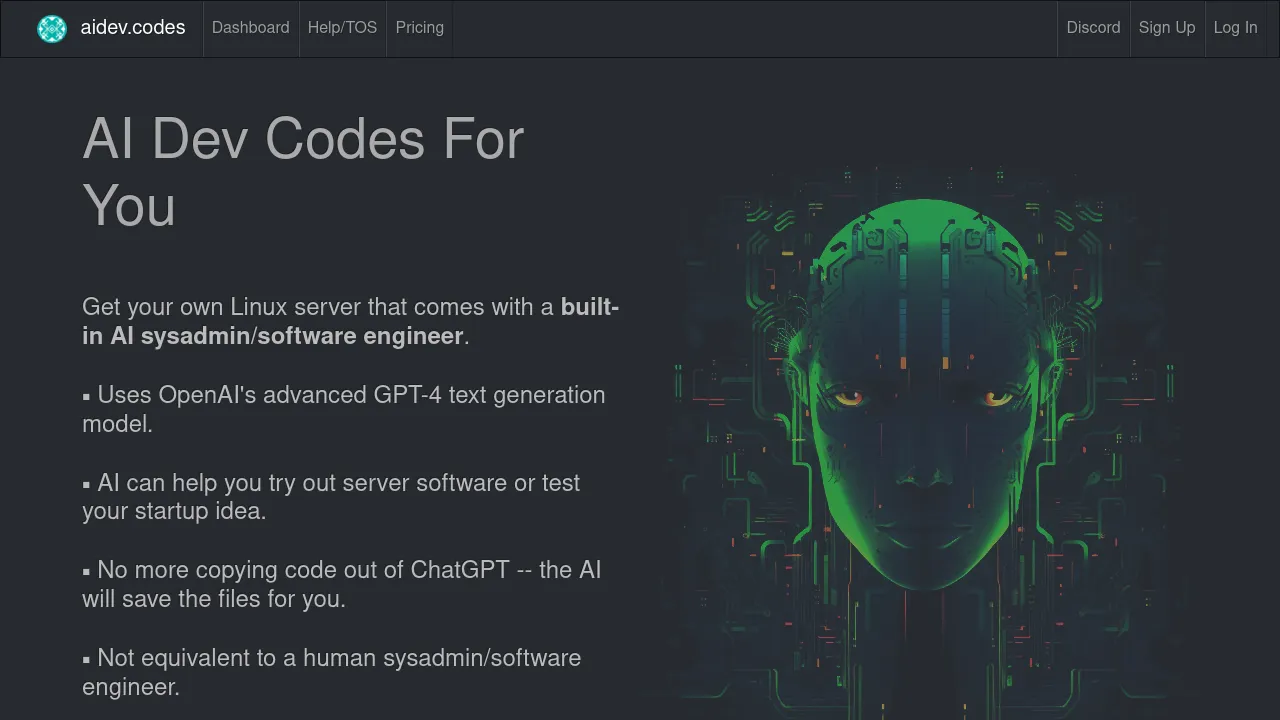 AIDev.Codes screenshot