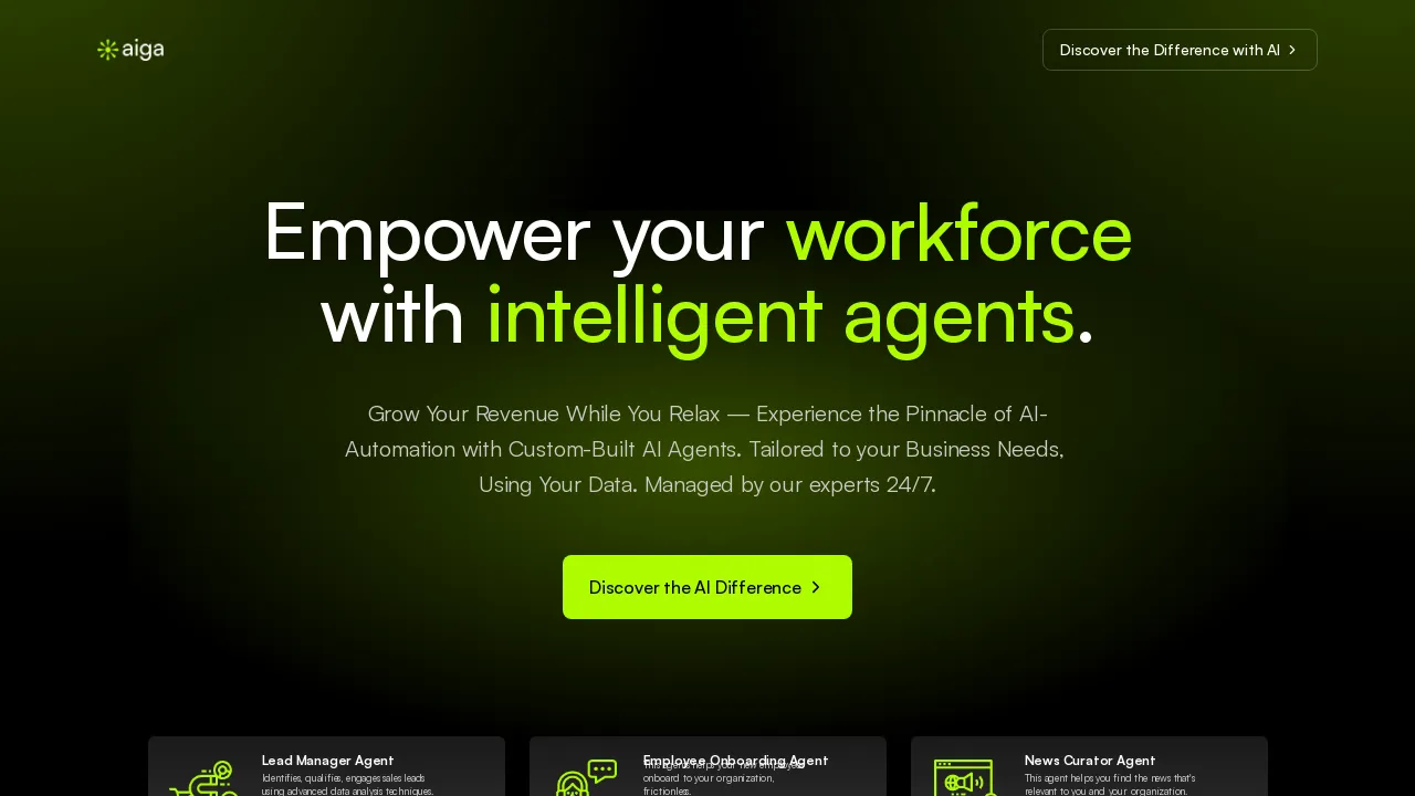 AIGA - AI Agent Agency screenshot