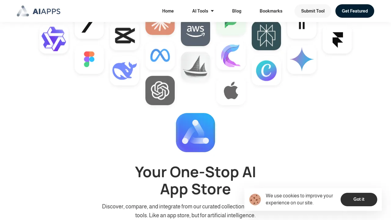 AIapps.com – Discover and Compare the Best AI Tools screenshot