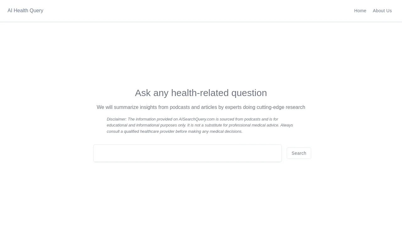 AIhealthquery screenshot