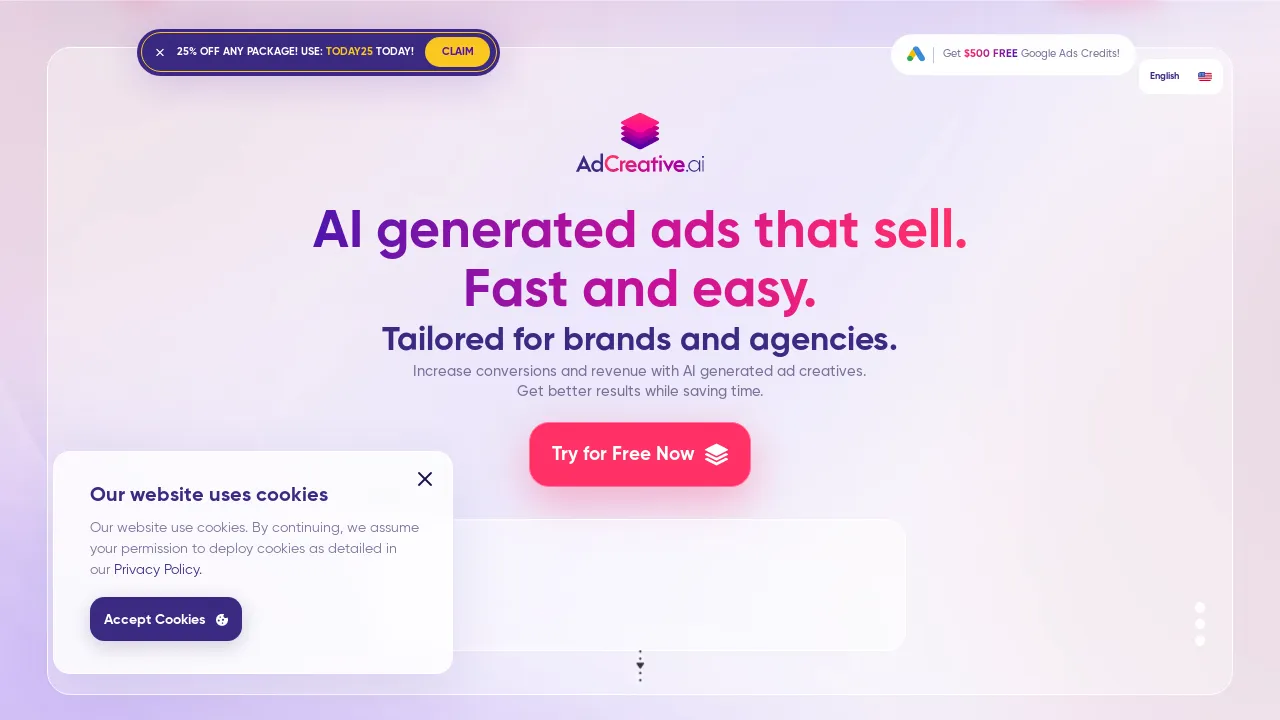 Ad Creative AI screenshot