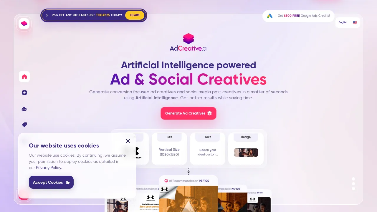 AdCreative screenshot