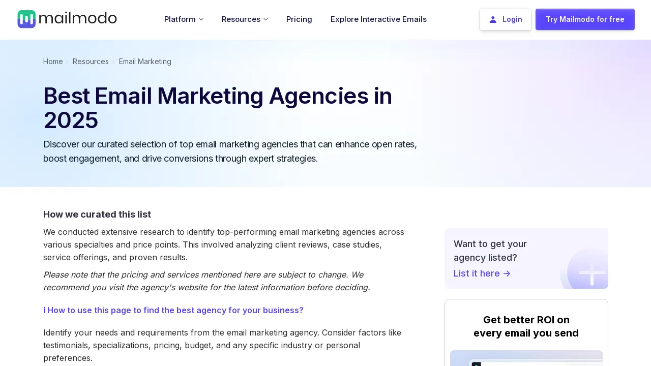Agencies Assemble