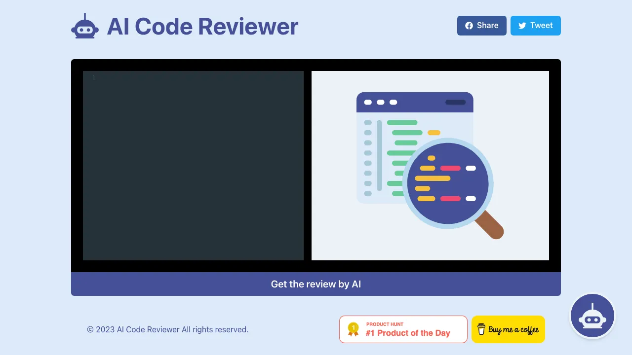 Ai Code Reviewer screenshot