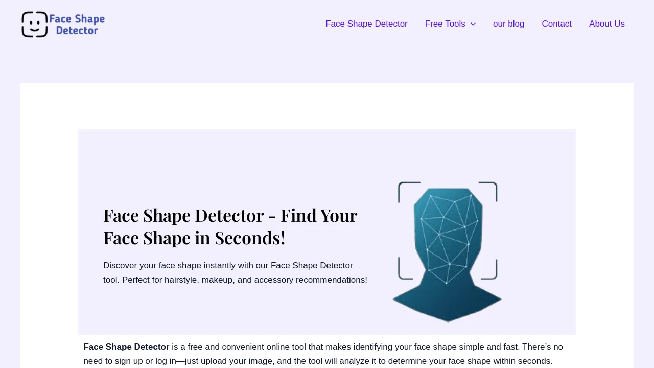 Ai Face shape detector Free and online