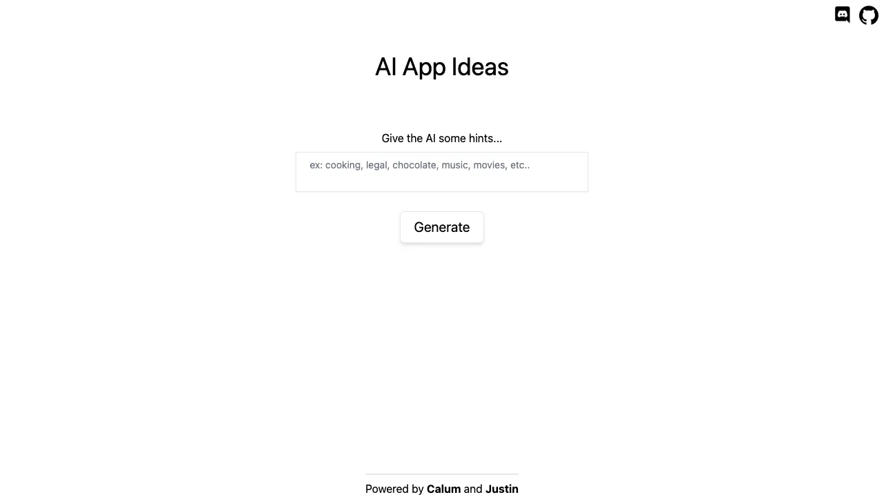 Aiappideas screenshot