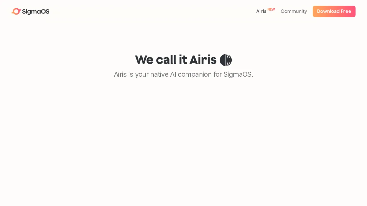 Airis screenshot