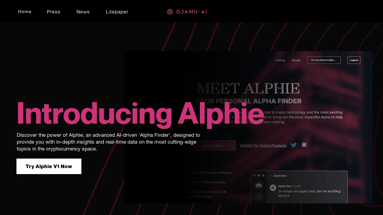 Alphie screenshot