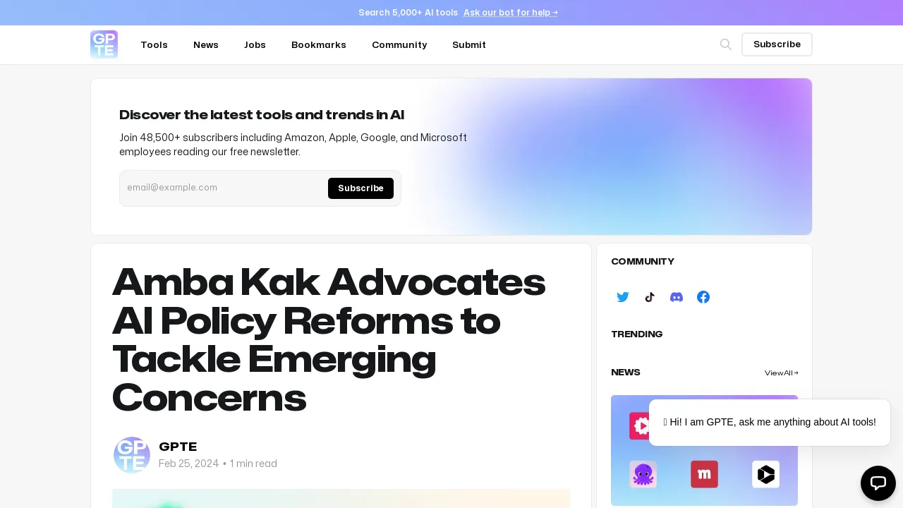 Amba Kak Advocates AI Policy Reforms to Tackle Emerging Concerns