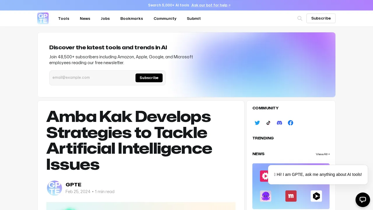 Amba Kak Develops Strategies to Tackle Artificial Intelligence Issues screenshot