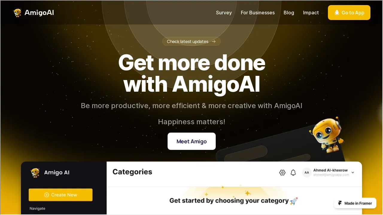 AmigoAI screenshot