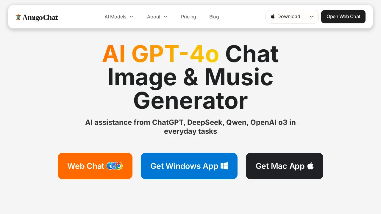 AmigoChat - AI GPT Assistant