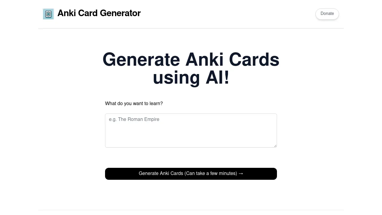 Anki Card Generator