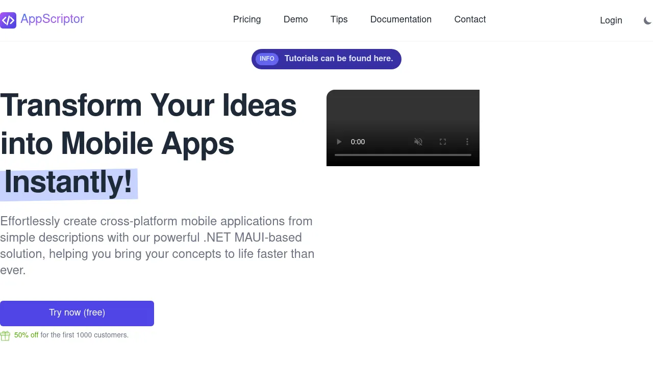 AppScriptor screenshot