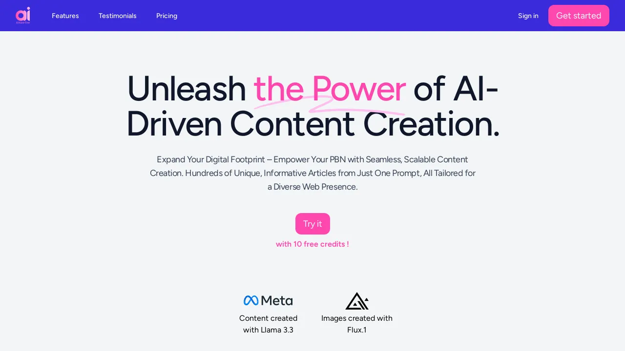 Article Flow screenshot