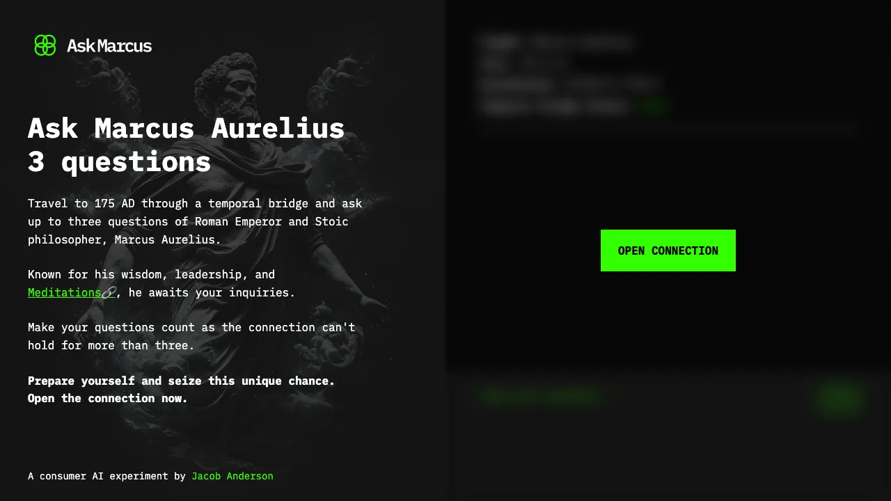 Ask Marcus Aurelius screenshot