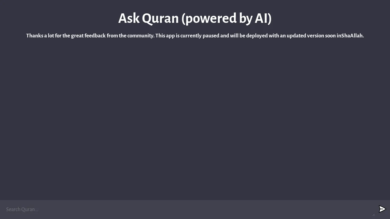 Ask Quran screenshot