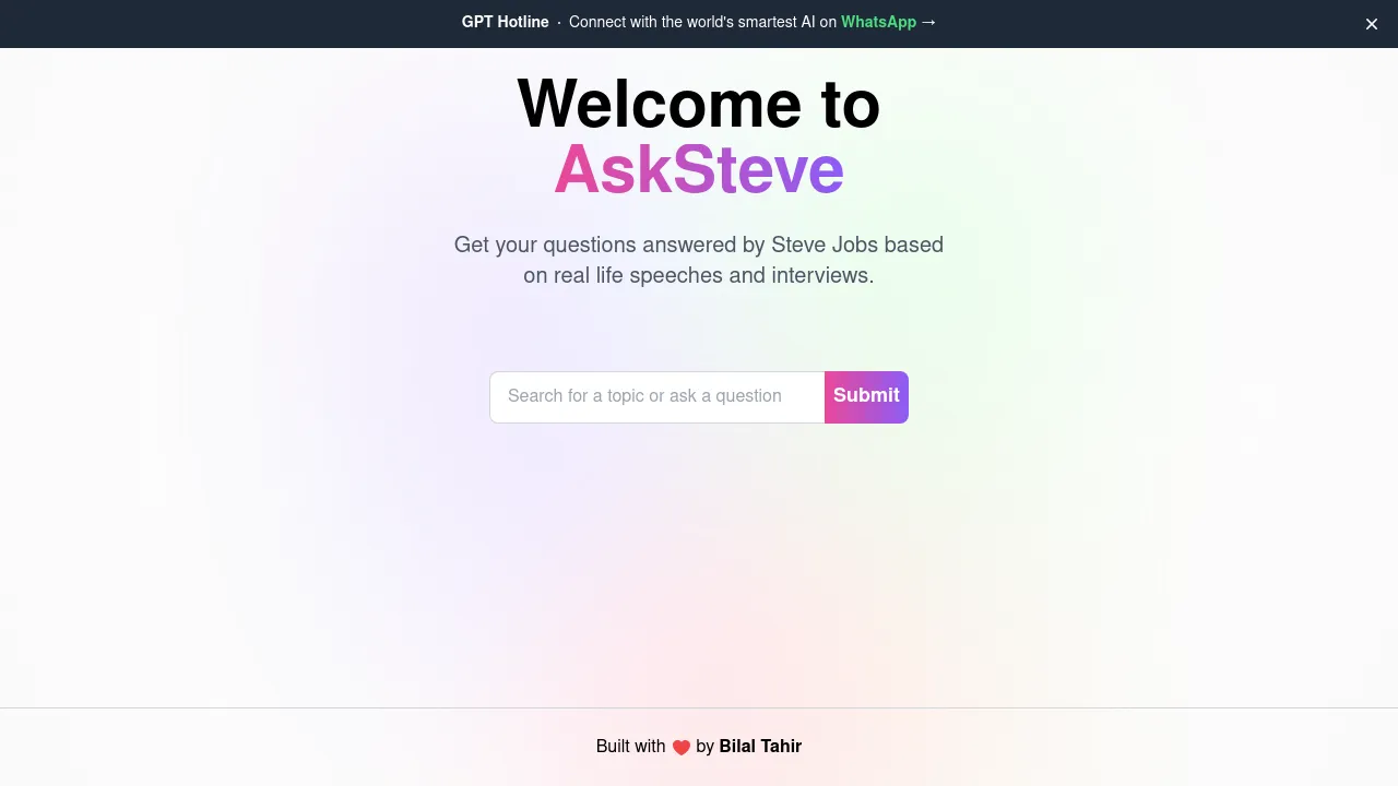 Ask Steve screenshot