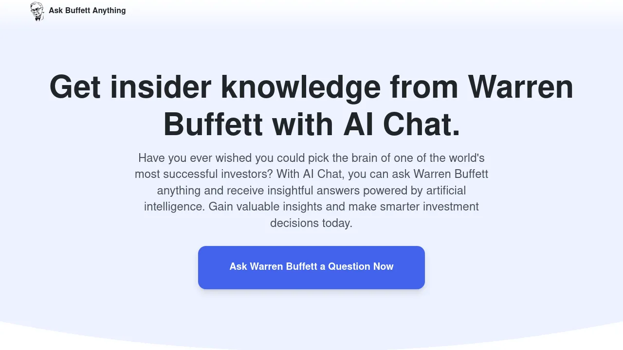Ask Warren Buffet Anything screenshot