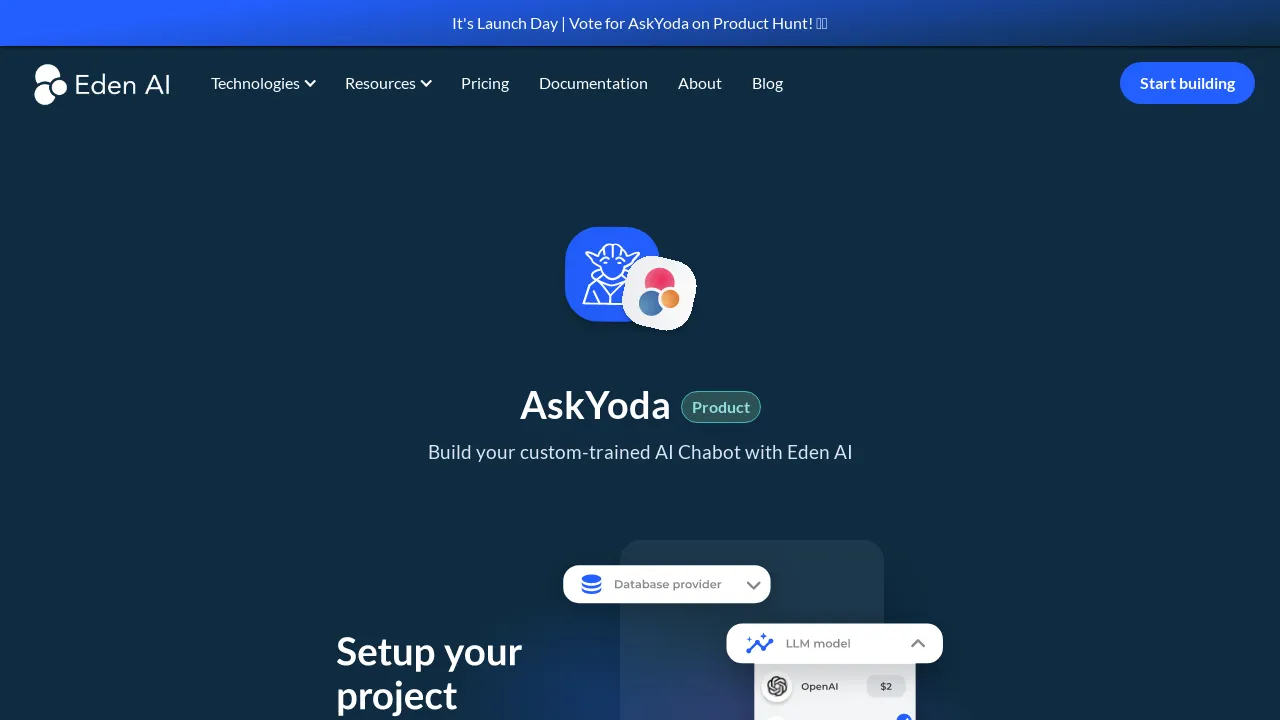 AskYoda by Eden AI screenshot