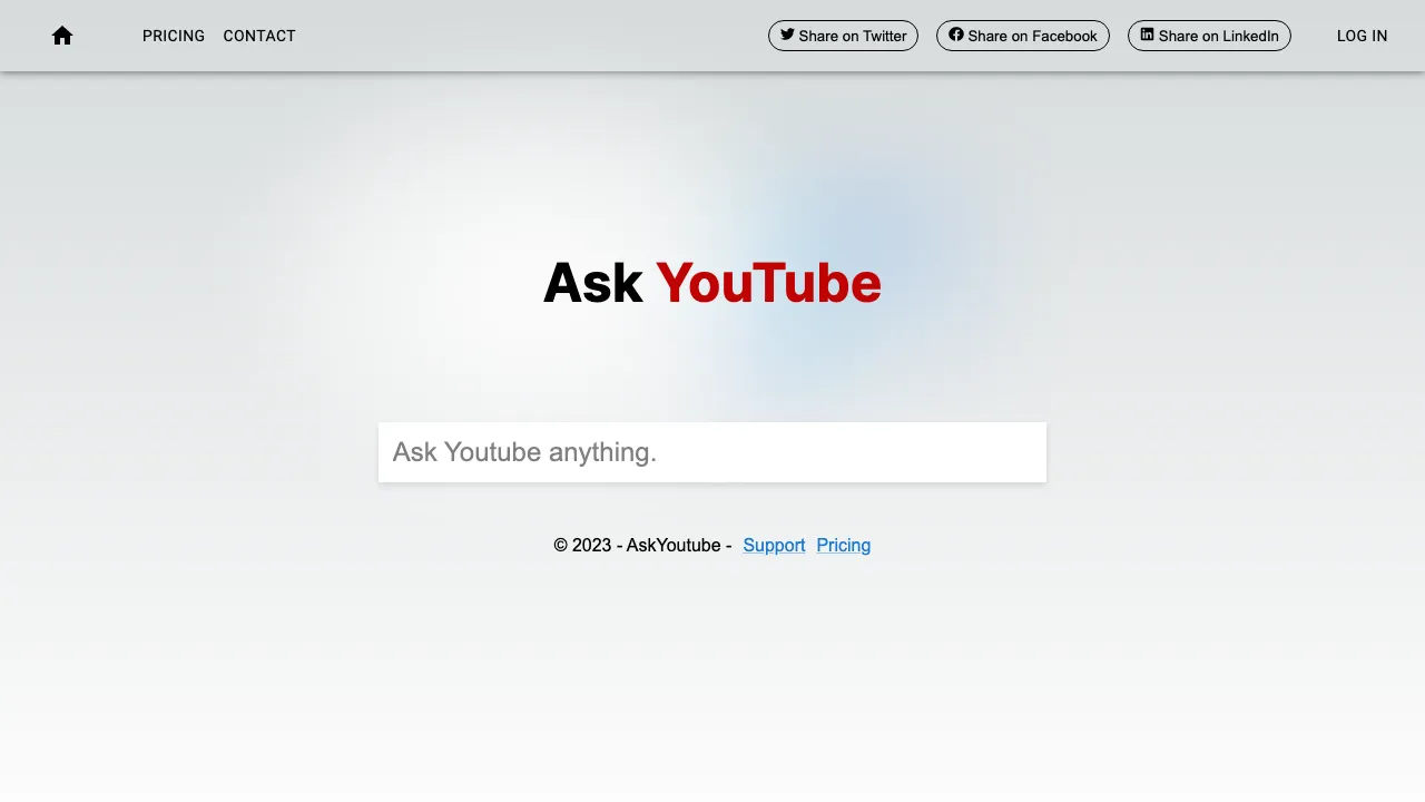 Askyoutube screenshot