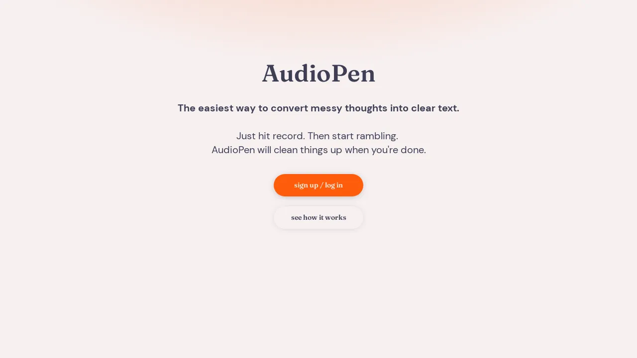 Audio Pen screenshot