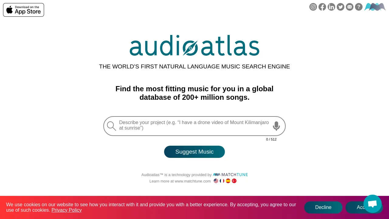 Audioatlas screenshot