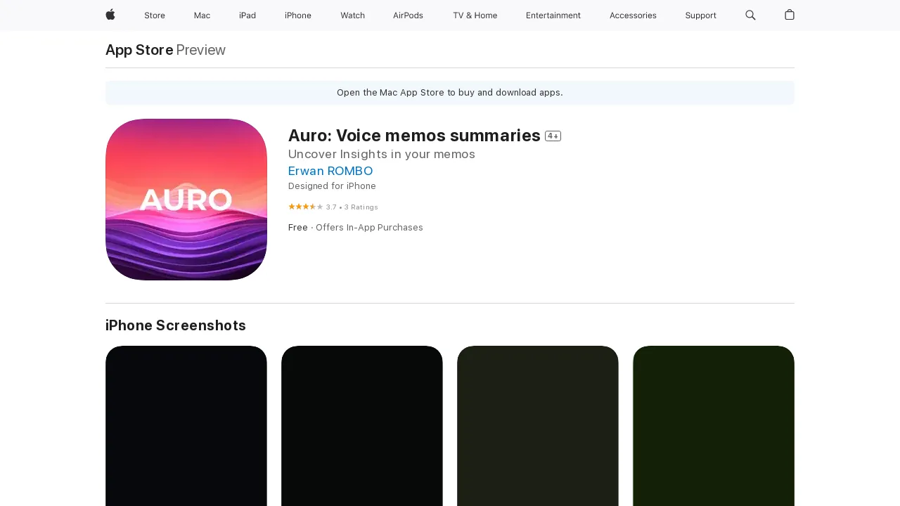 Auro screenshot