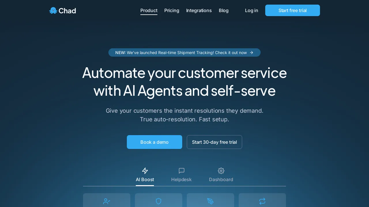 Automate your customer service with AI Agents and self-serve