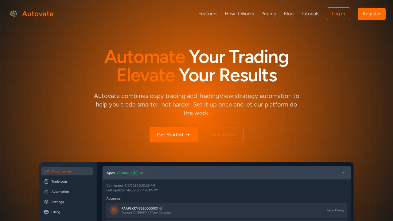 Autovate screenshot
