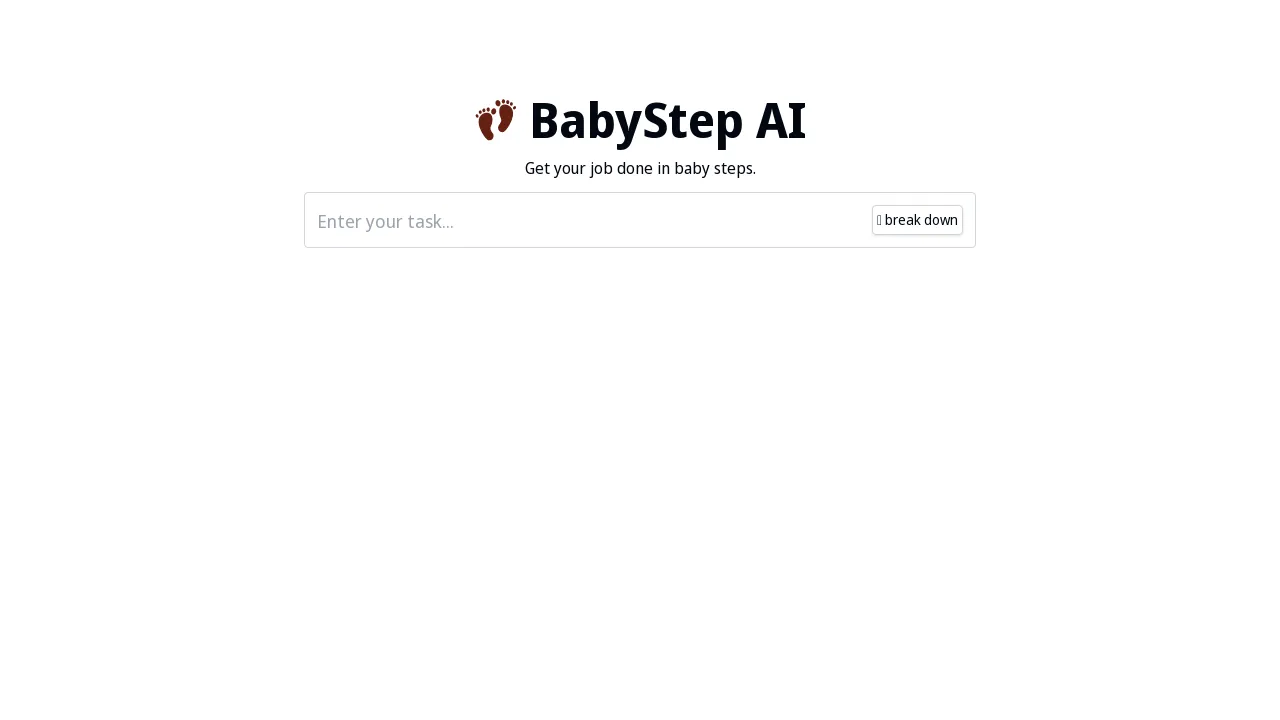 BabyStep screenshot