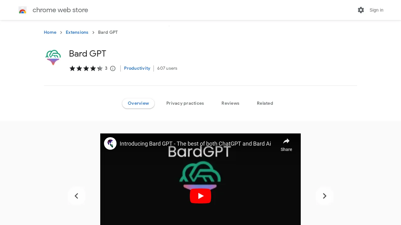 BardGPT screenshot