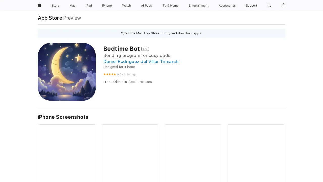 Bedtime Bot screenshot