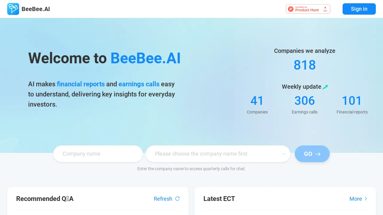 Beebee.com screenshot