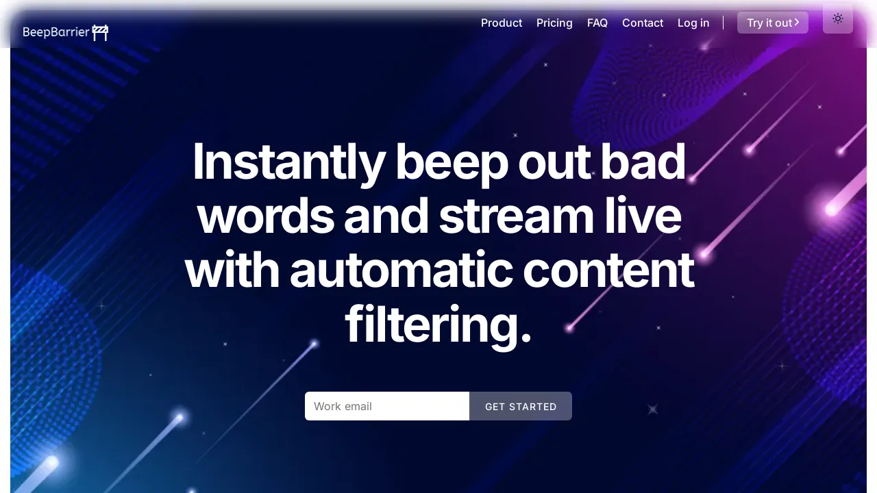 BeepBarrier screenshot