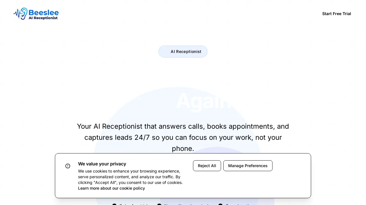 Beeslee AI Receptionist