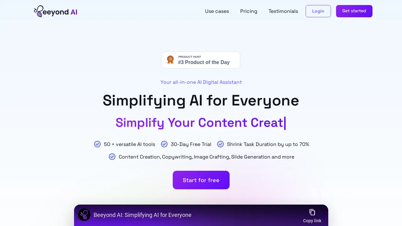 Beeyond AI screenshot