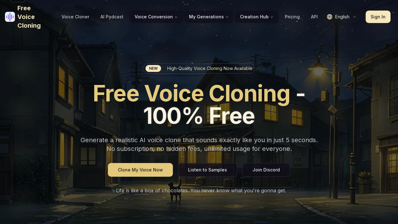 Best Free Voice Cloning screenshot
