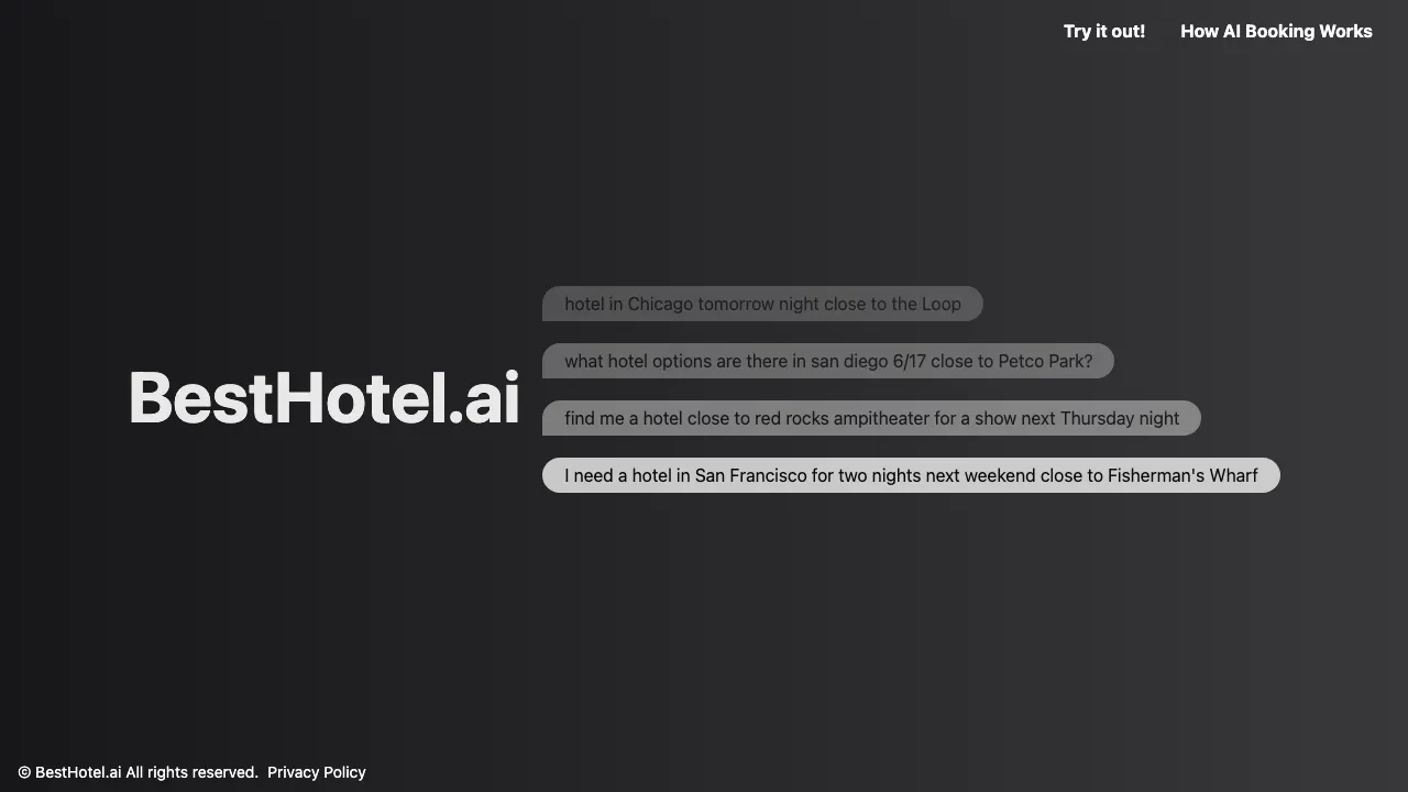 Besthotel screenshot